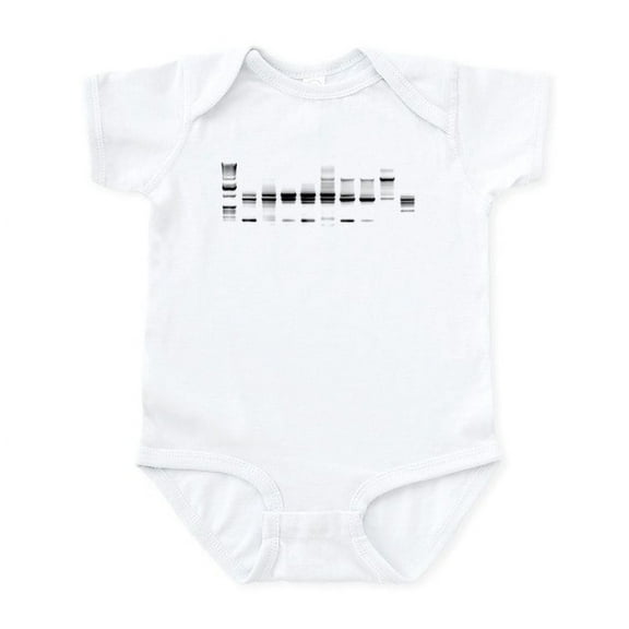 CafePress - DNA Gel B/W Infant Bodysuit - Baby Light Bodysuit, Size Newborn - 24 Months