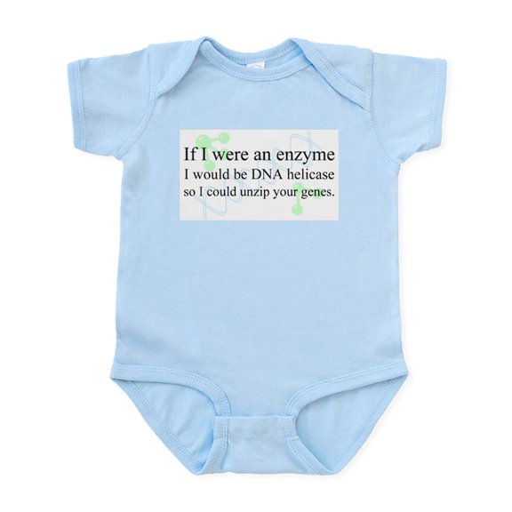 CafePress - DNA Helicase Infant Bodysuit - Baby Light Bodysuit, Size Newborn - 24 Months