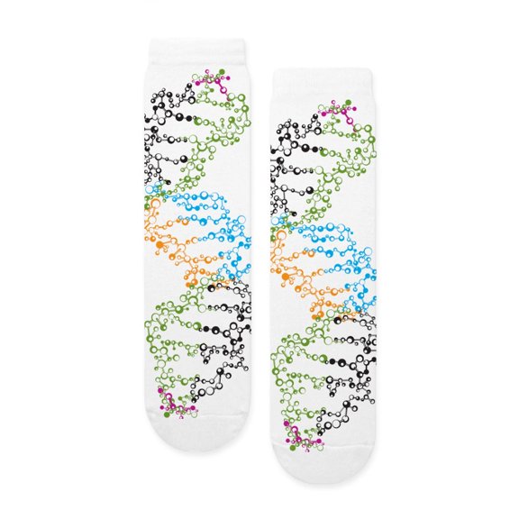 CafePress - DNA - Unisex Novelty Printed Crew Adult Socks