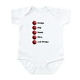 thumbnail image 1 of CafePress - DODGEBALL Infant Bodysuit - Baby Light Bodysuit, Size Newborn - 24 Months, 1 of 4