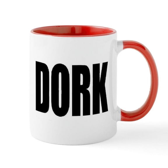 CafePress - DORK Mug - 11 oz Ceramic Mug - Novelty Coffee Tea Cup