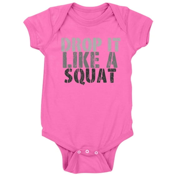 CafePress - DROP IT LIKE A SQUAT - Cute Infant Bodysuit Baby Romper