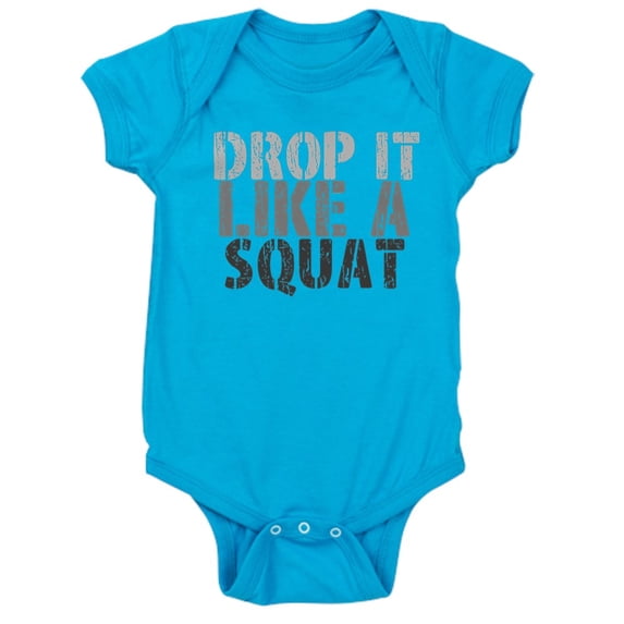 CafePress - DROP IT LIKE A SQUAT - Cute Infant Bodysuit Baby Romper