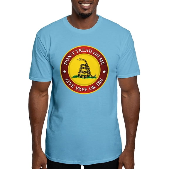 CafePress - DTOM Gadsden Flag (Logo) T Shirt - Fitted T-Shirt, Vintage Fit Soft Cotton Tee