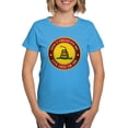 thumbnail image 1 of CafePress - DTOM Gadsden Flag (Logo) T Shirt - Women's Traditional Fit Dark T-Shirt, 1 of 4