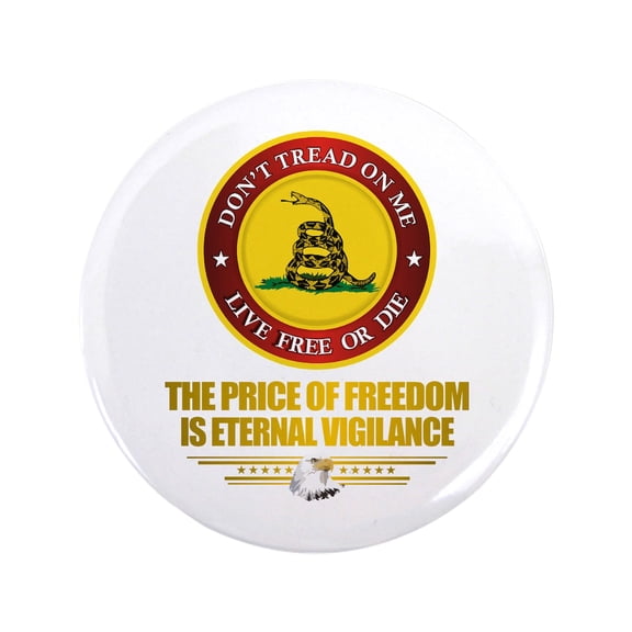 CafePress - (DTOM) The Price Of Freedom 3.5 Button - 3.5" Button