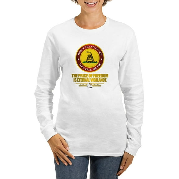 CafePress - (DTOM) The Price Of Freedom Long Sleeve T Shirt - Women's Long Sleeve Graphic Casual T-Shirt