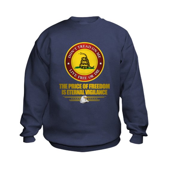 CafePress - (DTOM) The Price Of Freedom Sweatshirt - Kids Sweatshirt, Youth Crew Neck Sweatshirt