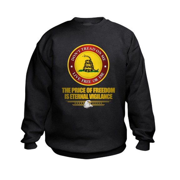 CafePress - (DTOM) The Price Of Freedom Sweatshirt - Kids Sweatshirt, Youth Crew Neck Sweatshirt
