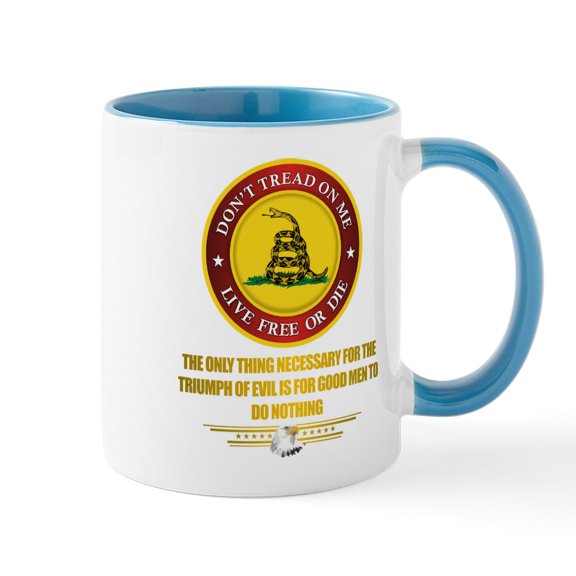 CafePress - (DTOM) Triumph Over Evil - 11 oz Ceramic Mug - Novelty Coffee Tea Cup