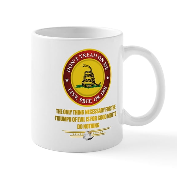 CafePress - (DTOM) Triumph Over Evil - 11 oz Ceramic Mug - Novelty Coffee Tea Cup