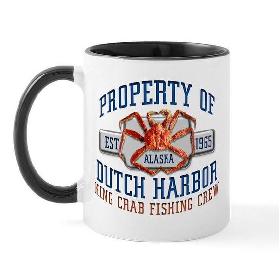 CafePress - DUTCH HARBOR CRABBING Mug - 11 oz Ceramic Mug - Novelty Coffee Tea Cup