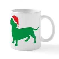 CafePress - Dachshund Christmas - 11 oz Ceramic Mug - Novelty Coffee Tea Cup