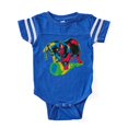 thumbnail image 1 of CafePress - Dachshund - Cute Infant Baby Football Bodysuit, 1 of 3