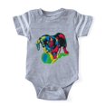 thumbnail image 1 of CafePress - Dachshund - Cute Infant Baby Football Bodysuit, 1 of 3