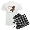 thumbnail image 1 of CafePress - Dachshund Dad Men's Light Pajamas - Men's Light Loose Fit Cotton Pajama Set, 1 of 7