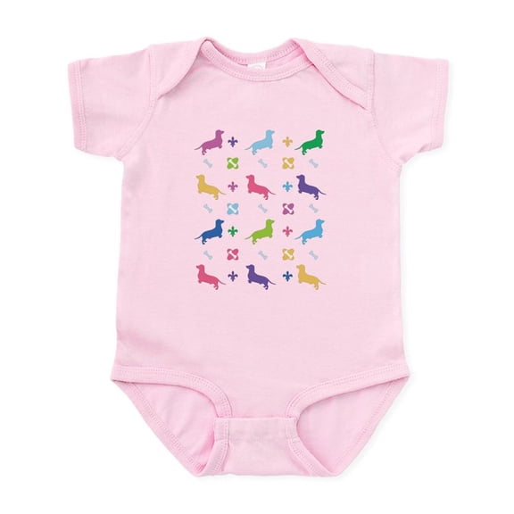 CafePress - Dachshund Designer Infant Bodysuit - Baby Light Bodysuit, Size Newborn - 24 Months