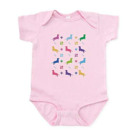 CafePress - Dachshund Designer Infant Bodysuit - Baby Light Bodysuit, Size Newborn - 24 Months
