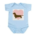 thumbnail image 1 of CafePress - Dachshund Heart Infant Bodysuit - Baby Light Bodysuit, Size Newborn - 24 Months, 1 of 4