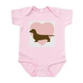 thumbnail image 1 of CafePress - Dachshund Heart Infant Bodysuit - Baby Light Bodysuit, Size Newborn - 24 Months, 1 of 4