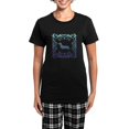 thumbnail image 1 of CafePress - Dachshund Lattice Women's Dark Pajamas - Women's Short Sleeve Print T-Shirt and Pants Dark Cotton Pajama Set, 1 of 7