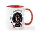 thumbnail image 1 of CafePress - Dachshund Longhair B/T IAAM Mug - 11 oz Ceramic Mug - Novelty Coffee Tea Cup, 1 of 4