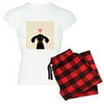 thumbnail image 1 of CafePress - Dachshund Love - Women's Light Pajamas, 1 of 4
