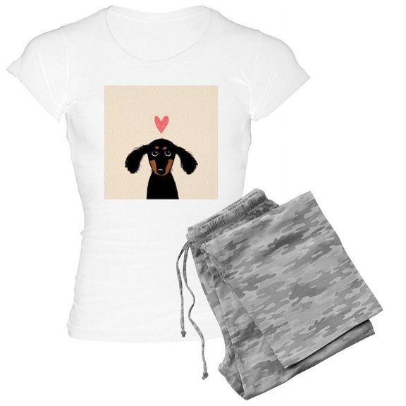 CafePress - Dachshund Love - Women's Light Pajamas