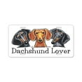 thumbnail image 1 of CafePress - Dachshund Lover - Aluminum License Plate, Front License Plate, Vanity Tag, 1 of 1