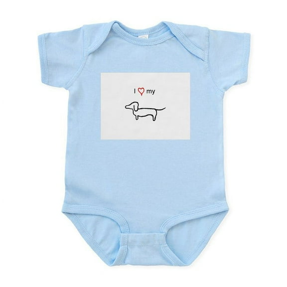 CafePress - Dachshund Lover Infant Bodysuit - Baby Light Bodysuit, Size Newborn - 24 Months