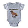 thumbnail image 1 of CafePress - Dachshund Mom - Cute Infant Baby Football Bodysuit, 1 of 3