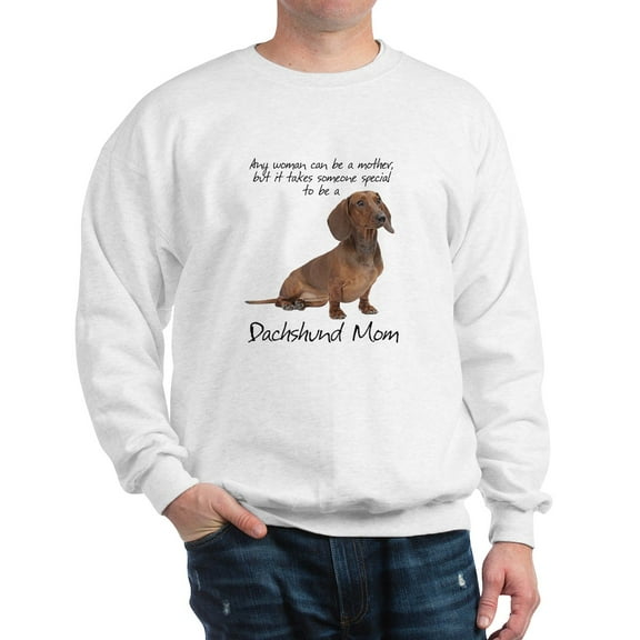CafePress - Dachshund Mom Sweatshirt - Crew Neck Sweatshirt