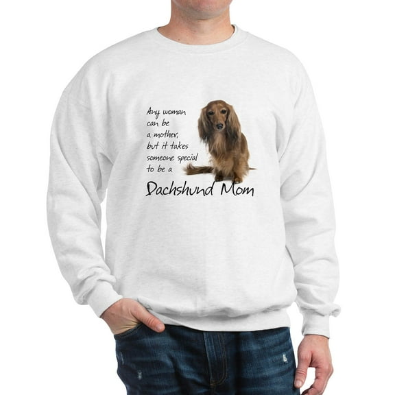 CafePress - Dachshund Mom Sweatshirt - Crew Neck Sweatshirt