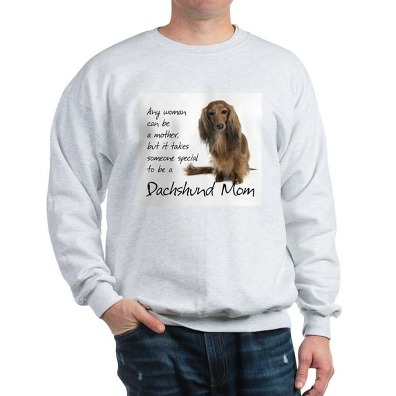 CafePress - Dachshund Mom Sweatshirt - Crew Neck Sweatshirt