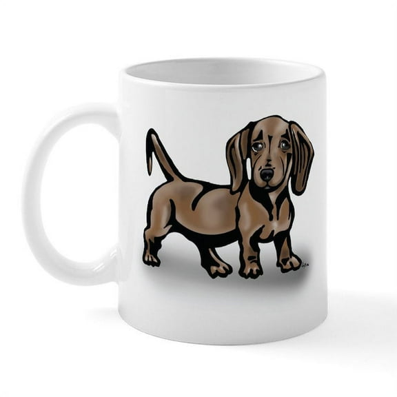 CafePress - Dachshund Mug - 11 oz Ceramic Mug - Novelty Coffee Tea Cup