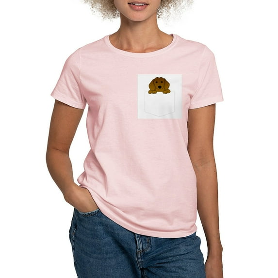 CafePress - Dachshund Pocket Pooch Women's Light T Shirt - Women's Classic T-Shirt