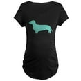 thumbnail image 1 of CafePress - Dachshund Silhouette Maternity Dark T Shirt - Maternity Dark T-Shirt, 1 of 3