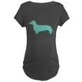 thumbnail image 1 of CafePress - Dachshund Silhouette Maternity Dark T Shirt - Maternity Dark T-Shirt, 1 of 3