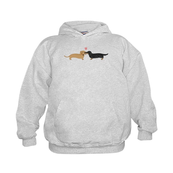 CafePress - Dachshund Smooch - Kids Hooded Sweatshirt, Classic Hoodie