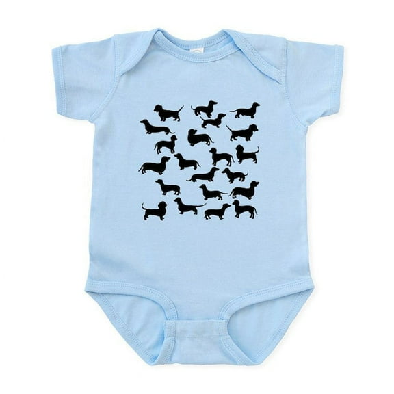 CafePress - Dachshunds Body Suit - Baby Light Bodysuit, Size Newborn - 24 Months