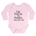 thumbnail image 1 of CafePress - Dad Great Job Im Awesome! Happy Fathers Day Body S - Long Sleeve Cotton Baby Bodysuit, 1 of 4