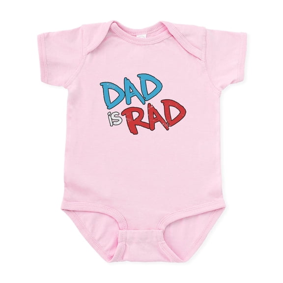CafePress - Dad Is Rad Infant Bodysuit - Baby Light Bodysuit, Size Newborn - 24 Months