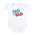 thumbnail image 1 of CafePress - Dad Is Rad Infant Bodysuit - Baby Light Bodysuit, Size Newborn - 24 Months, 1 of 4