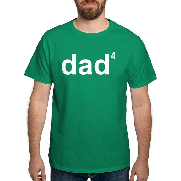 CafePress - Dad Of Four Dark T Shirt - Men's Classic Graphic Cotton T-Shirt