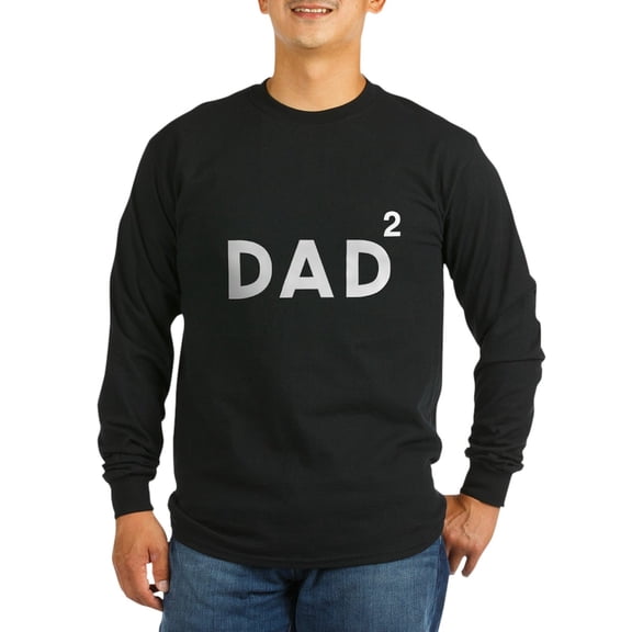 CafePress - Dad Of Twins Long Sleeve T Shirt - Long Sleeve Dark T-Shirt