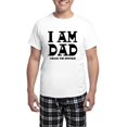 thumbnail image 1 of CafePress - Dad Snores Men's Light Pajamas - Men's Light Loose Fit Cotton Pajama Set, 1 of 7
