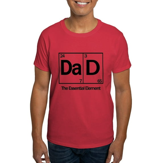 CafePress - Dad: The Essential Element T Shirt - Men's Classic Graphic Cotton T-Shirt