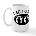 thumbnail image 1 of CafePress - Dad To Be Large Mug - 15 oz Ceramic Large White Novelty Mug, 1 of 6