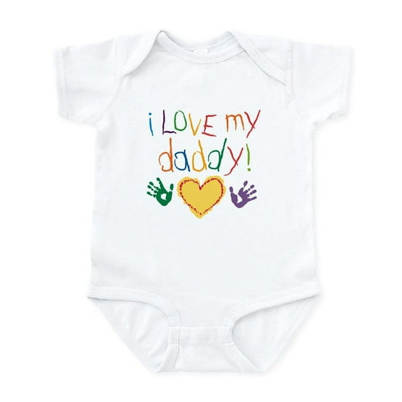 CafePress - Dad1 Body Suit - Baby Light Bodysuit, Size Newborn - 24 Months