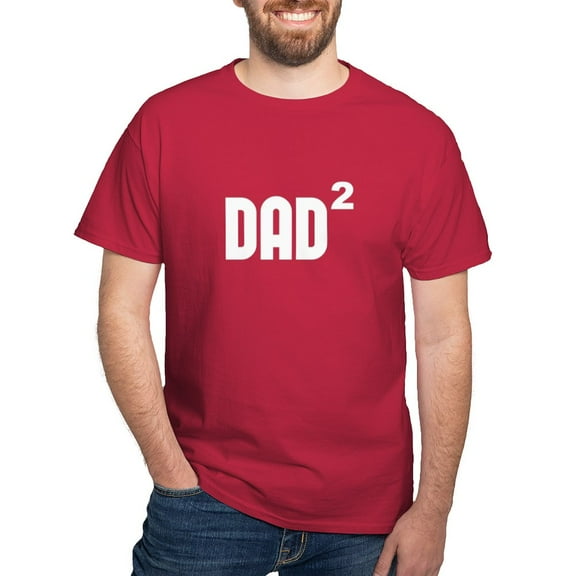 CafePress - Dad2 Dad Squared Exponentially T Shirt - Men's Classic Graphic Cotton T-Shirt